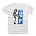 MLB Tシャツ ドジャース クレイトン カーショー Player Art Cotton T-Shirt 500Level ホワイト 1112LV【OCSL】