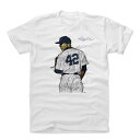 MLB Tシャツ ヤンキース マリアノ・リベラ Player Art Cotton T-Shirt 500Level ホワイト 1112LV【OCSL】