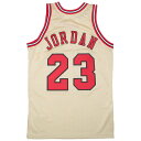 NBA ブルズ マイケル・ジョーダン ユニフォーム/ジャージ 1995 ゴールド オーセンティック ミッチェル&ネス/Mitchell & Ness ゴールド2...