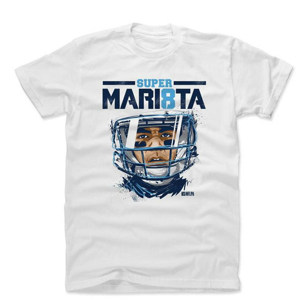 NFL タイタンズ マーカス・マリオタ Tシャツ Player Art Cotton T-Shirt 500Level ホワイト【OCSL】