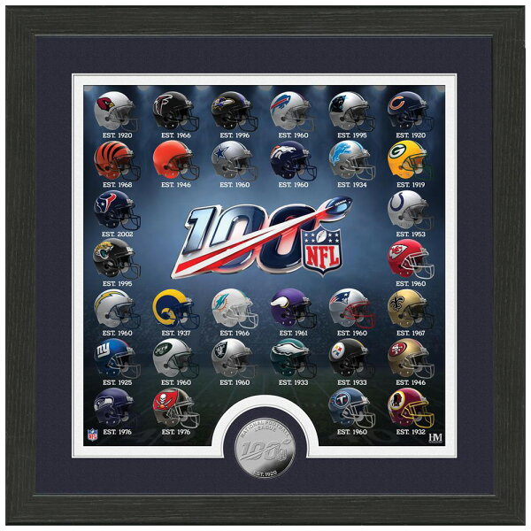 【取寄】お取り寄せ NFL 100周年記念 ヘルメットフォト コイン The Highland Mint