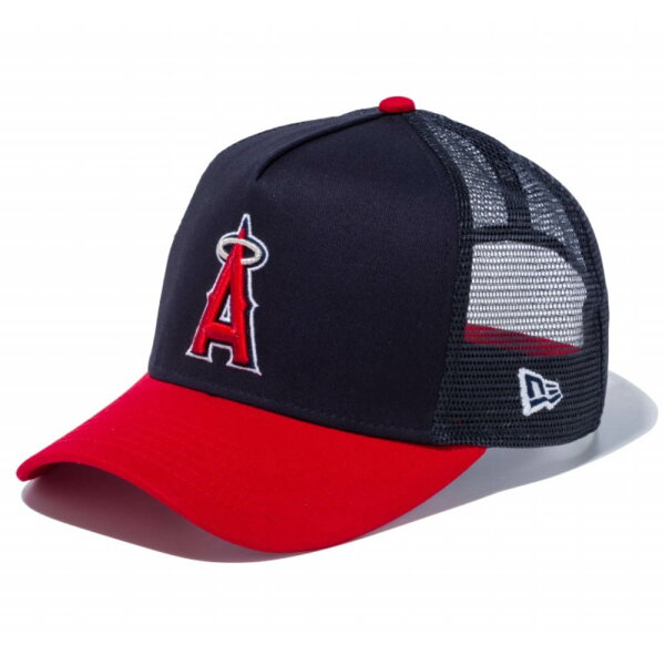 ニューエラ/New Era MLB エンゼルス D-フレーム トラッカーメッシュ キャップ/帽子