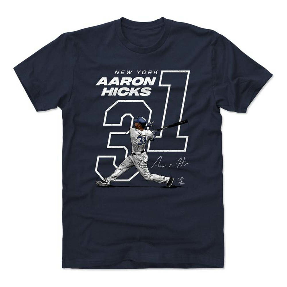 MLB Tシャツ アーロン・ヒックス ヤンキース 500Level ネイビー 1112LV【OCSL】