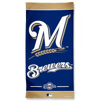 MLB ブリュワーズ ファイバー ビーチ タオル 30 × 60 ウィンクラフト/WinCraft - 
夏の必需品！MLBタオル 再入荷！
