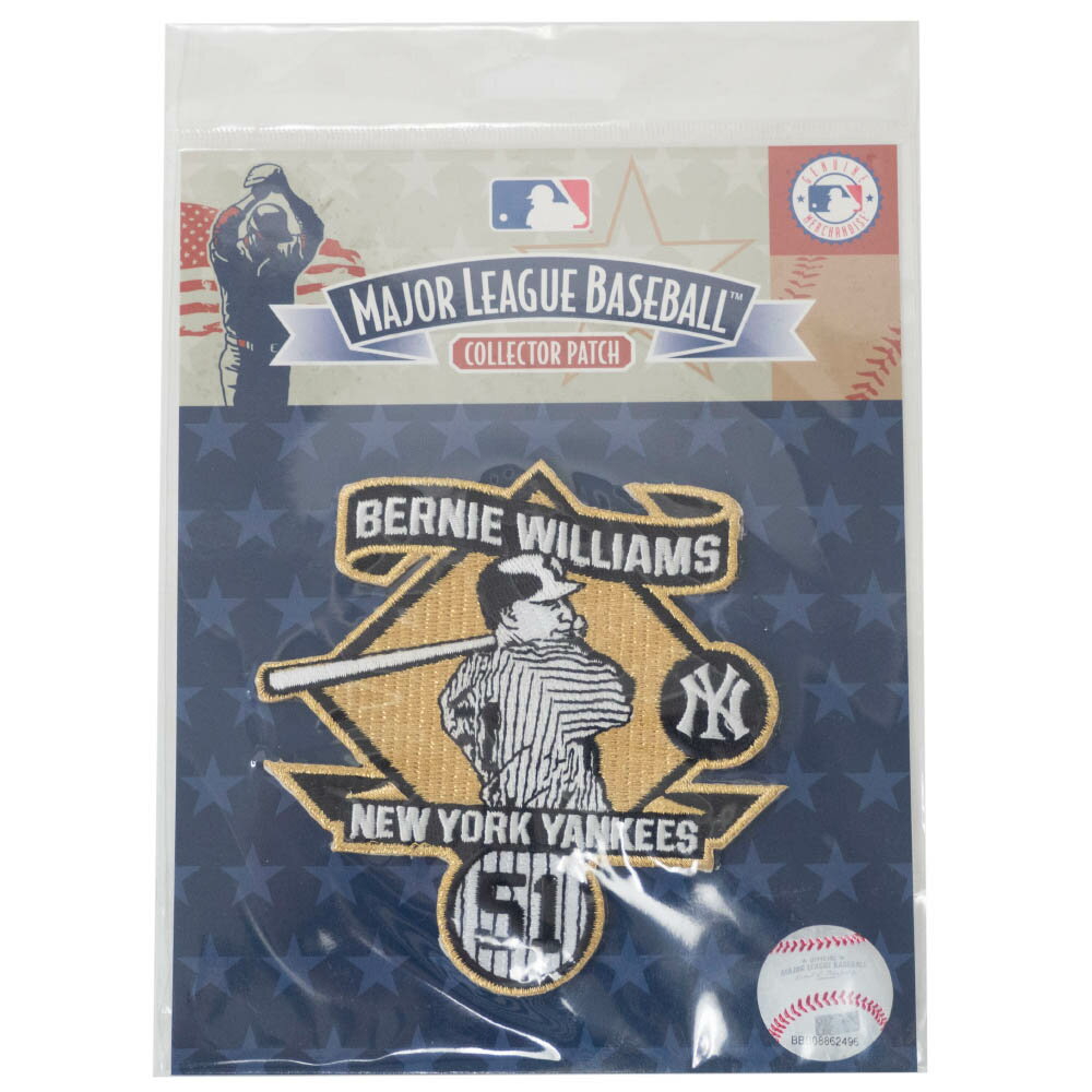 MLB バーニー・ウィリアムス ヤンキース Bewnie Williams Collection パッチ ワッペン The Emblem Source