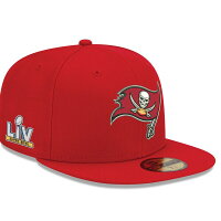 NFL キャップ バッカニアーズ ニューエラ New Era レッド 第55回スーパーボウル Super Bowl LV Bound Side Patch 59FIFTY Fitted SB55 - 
遂にチャンピオンデザインも！バッカニアーズSBアイテムが新入荷！
