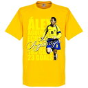 エクアドル代表 アレックス・アギナガ Tシャツ SOCCER レジェンド サッカー/フットボール イエロー