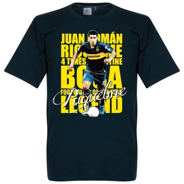 ボカ・ジュニアーズ ロマン・リケルメ Tシャツ SOCCER レジェンド サッカー/フットボール ネイビー