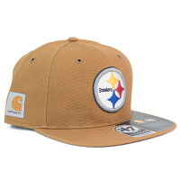 NFL スティーラーズ キャップ/帽子 STRAP CARHARTT X 47 CAPTAIN 47Brand ブラウン - 
話題のコラボ！NFL X カーハート X 47Brandのキャップが新入荷！
