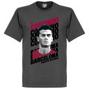 バルセロナ コウチーニョ Tシャツ SOCCER ポートレイト グレー【1910価格変更】