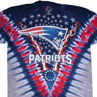 【取寄】NFL ニューイングランド・ペイトリオッツ Tシャツ V タイダイ染め - 
メタリックなチームロゴ！NFLタイダイ染めTシャツ取寄注文受付中！
