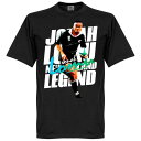 RUGBY ジョナ・ロム— オールブラックス Tシャツ レジェンド Tシャツ RETAKE ブラック