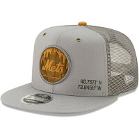 【取寄】MLB ニューヨーク・メッツ キャップ/帽子 ラティチュード トラッカー 9FIFTY ニューエラ/New Era グレー - 
グレーカラーでコーデの差し色にも！MLB x NEW ERAメッシュCAP登場！
