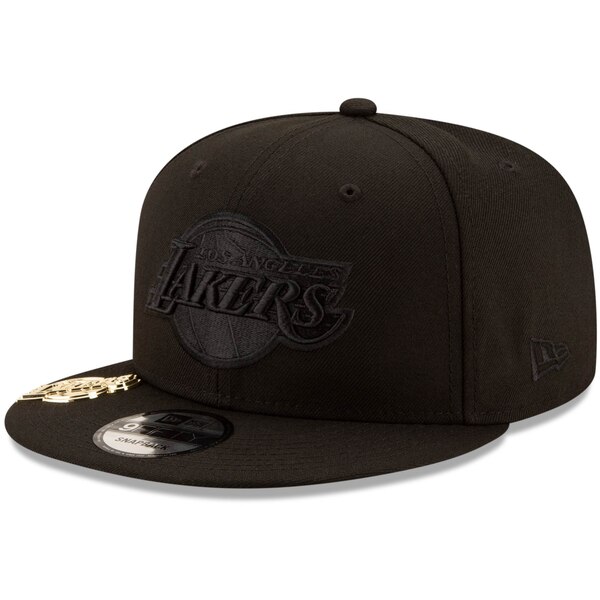 【取寄】NBA ロサンゼルス・レイカーズ キャップ/帽子 ブラック オン ブラック メタル デュエル 9FIFTY ニューエラ/New Era ブラック