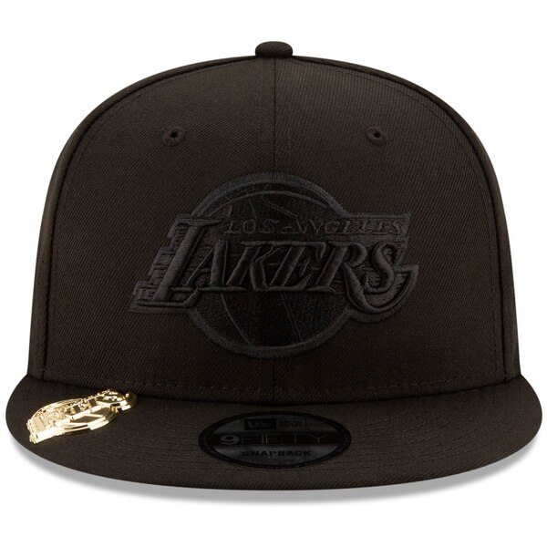 【取寄】NBA ロサンゼルス・レイカーズ キャップ/帽子 ブラック オン ブラック メタル デュエル 9FIFTY ニューエラ/New Era ブラック