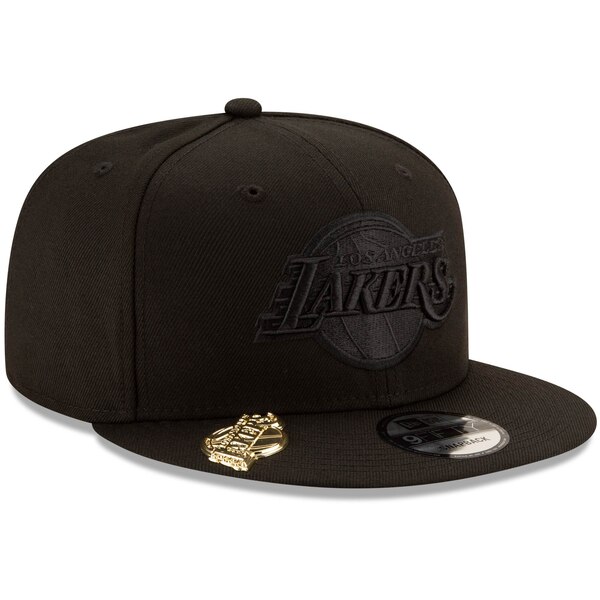 【取寄】NBA ロサンゼルス・レイカーズ キャップ/帽子 ブラック オン ブラック メタル デュエル 9FIFTY ニューエラ/New Era ブラック