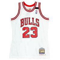 NBA マイケル・ジョーダン シカゴ・ブルズ ユニフォーム/ジャージ オーセンティック ミッチェル＆ネス/Mitchell & Ness ホワイト - 
プレミアお宝アイテム！マイケル・ジョーダン ユニフォーム！
