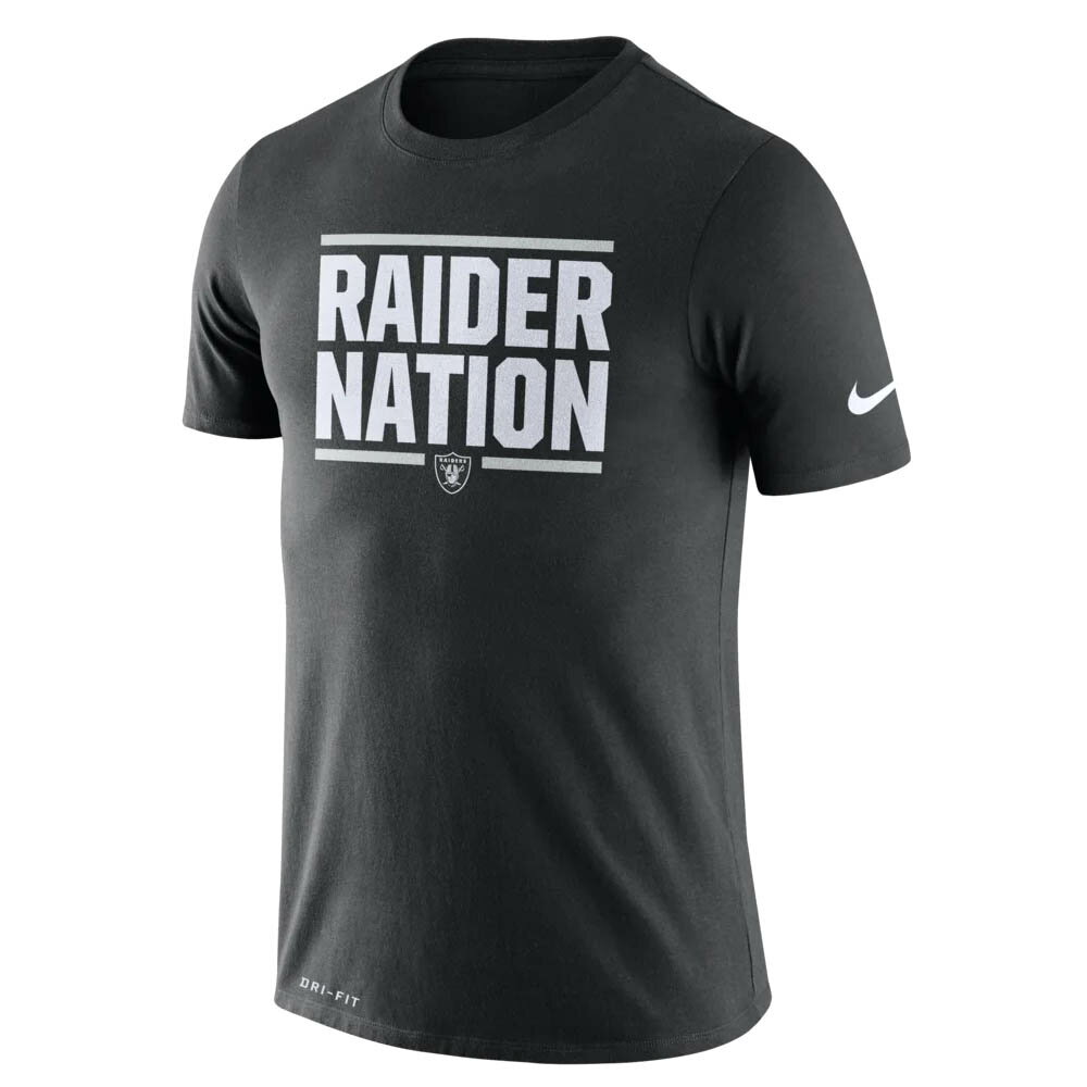 NFL レイダース Tシャツ ドライフィット ローカル ナイキ/Nike ブラック BQ0364-010