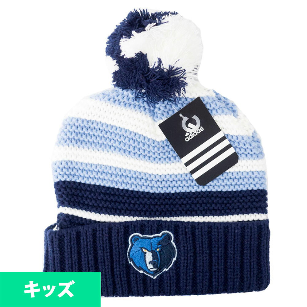 NBA メンフィス・グリズリーズ ニットキャップ/ニット帽 ユース/キッズ カフ ニット アディダス/Adidas ブルー