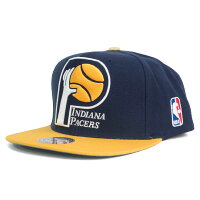 NBA インディアナ・ペイサーズ キャップ/帽子 アジャスタブル スナップバック ミッチェル＆ネス/Mitchell & Ness - 
国内未入荷デザインのNBAキャップ等、一部再入荷！
