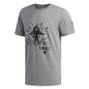 NBA トレイシー・マグレディ Tシャツ マーベル T.M.A.C. ニック・フューリー アディダス/Adidas グレー