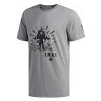 NBA トレイシー・マグレディ Tシャツ マーベル T.M.A.C. ニック・フューリー アディダス/Adidas グレー【OCSL】