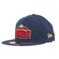 NBA デンバー・ナゲッツ キャップ/帽子 バイザー ストライプ レトロ ロゴ 9FIFTY アジャスタブル ニューエラ/New Era ネイビー オレンジ - 
ナゲッツが逆転勝利で踏みとどまり！ナゲッツグッズ特集
