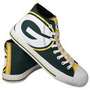 NFL パッカーズ シューズ/スニーカー High Top Big Logo Canvas Shoes キャンバス Forever Collectibles グリーン