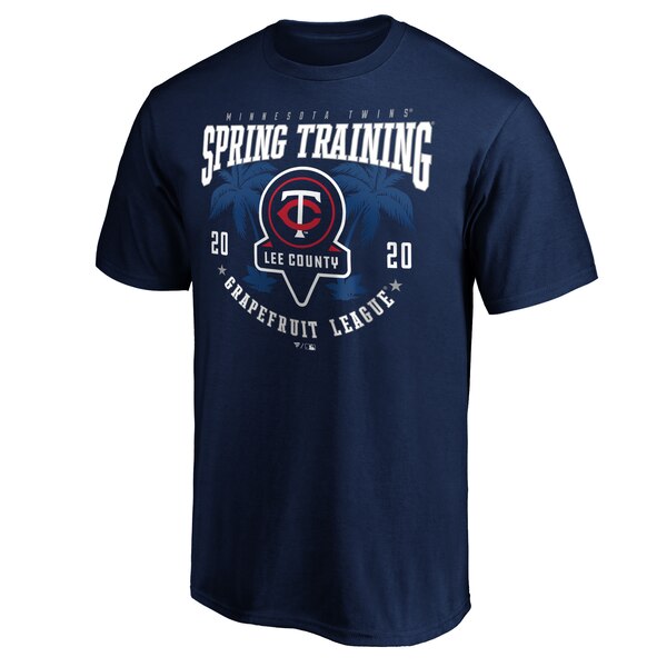 【取寄】MLB ミネソタ・ツインズ Tシャツ 2020 スプリング トレーニング ピックオフ ムーブ ネイビー