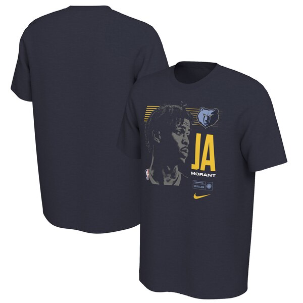 【取寄】NBA ジャ・モラント メンフィス・グリズリーズ Tシャツ 2019 NBA ドラフト ファーストラウンド ルーキー ナイキ/Nike ネイビー