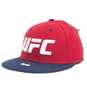 UFC キャップ/帽子 フレックス フラット リーボック/Reebok レッド