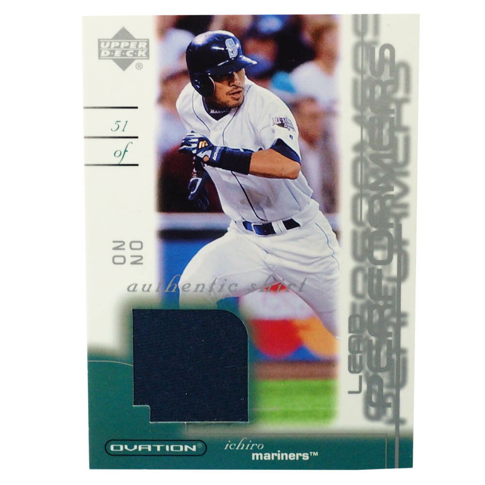 MLB イチロー シアトル・マリナーズ トレーディングカード/スポーツカード 2002 #LP-IS ゲーム ジャージ Upper Deck