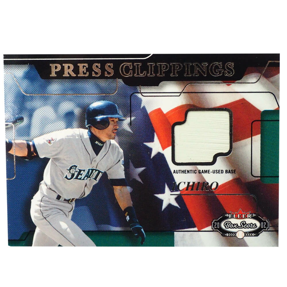MLB イチロー シアトル・マリナーズ トレーディングカード/スポーツカード Press C;ippings ユーズド ベース Fleer