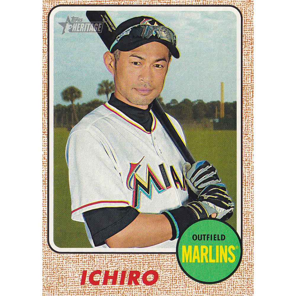 樂天商城 - MLB イチロー マイアミ・マーリンズ トレーディングカード/スポーツカード 2017 イチロー #298 Topps