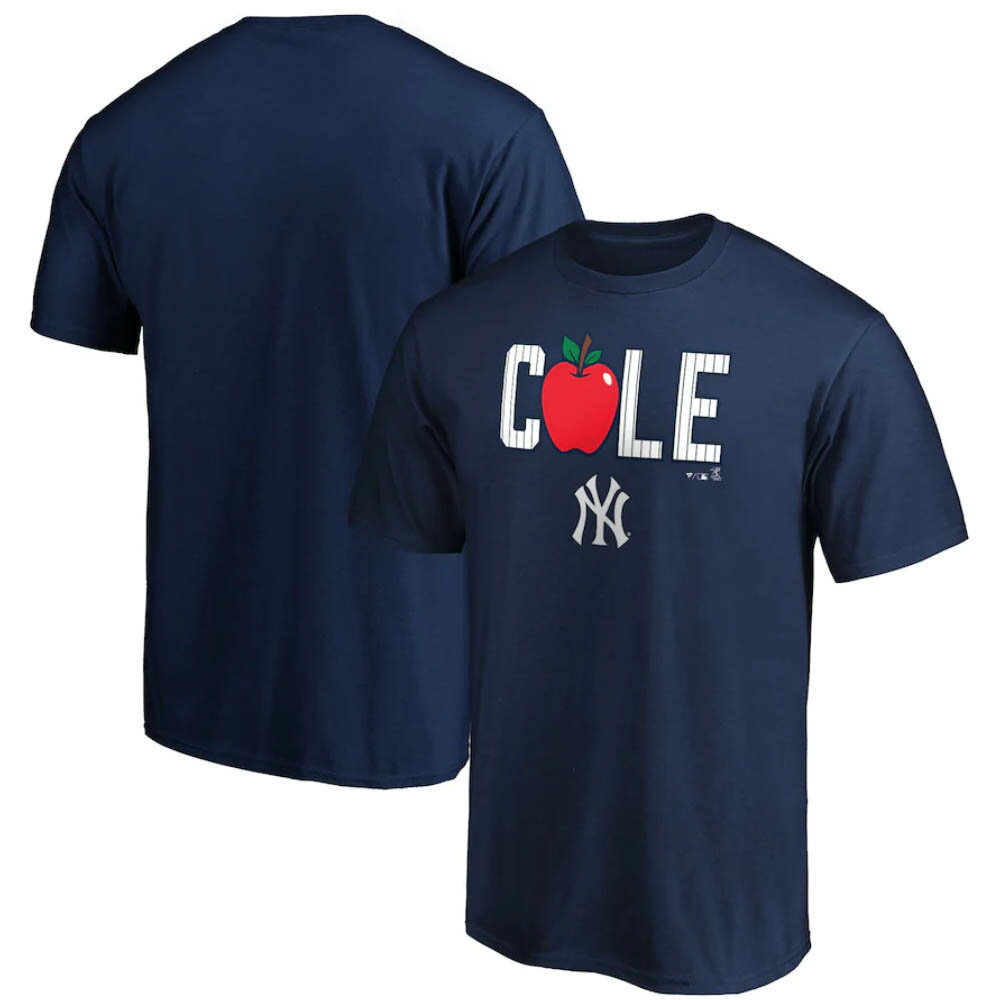 MLB ゲリット・コール ニューヨーク・ヤンキース Tシャツ Apple Hometown T-Shirt Fanatics Branded ネイビー - 
ヤンキースに加入のゲリット・コール投手グッズが新入荷！
