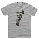 MLB オジー・スミス セントルイス・カージナルス Tシャツ プレーヤー アート コットン 500Level グレー