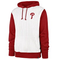 MLB フィラデルフィア・フィリーズ パーカー/フーディー Imprint LC Pinstripe Hoodie 47 Brand ホワイト - 
海外下MLBフーディーが新入荷！
