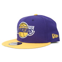 NBA ロサンゼルス・レイカーズ キャップ/帽子 2-Tone Original Fit 9FIFTY Adjustable Snapback Hat ニューエラ/New Era パープル - 
スポーツMIXコーデにオススメ！NBAキャップが新入荷！
