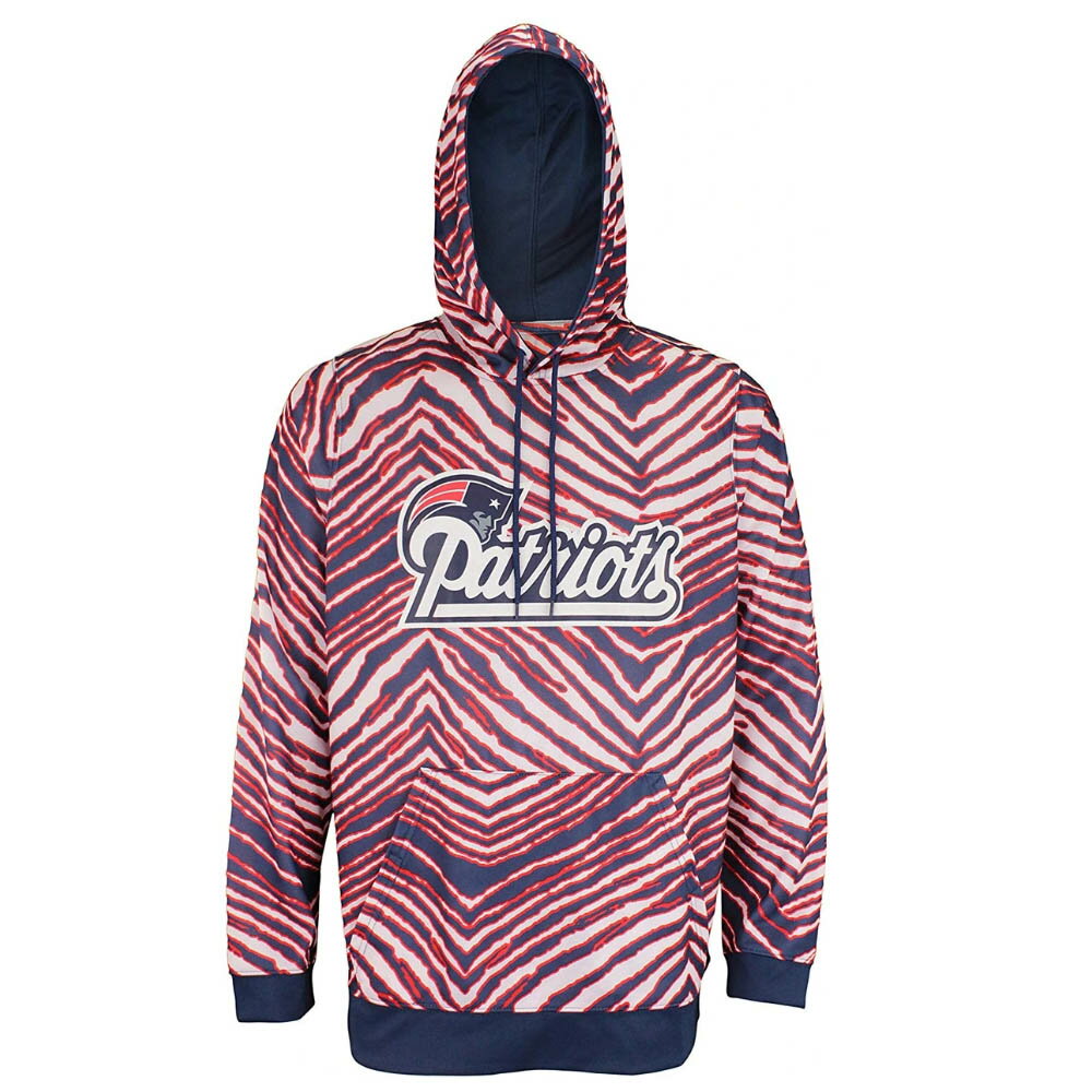 NFL ペイトリオッツ パーカー/フーディー Zebra Print Touchdown Hoodie Zubaz ネイビー - 
ZubazのNFLパーカーが新入荷！
