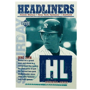 MLB   ˥塼衼󥭡 ȥ졼ǥ󥰥/ݡĥ Upper Deck 2003 H Matsui #HL-HM Jersey Upper Deck