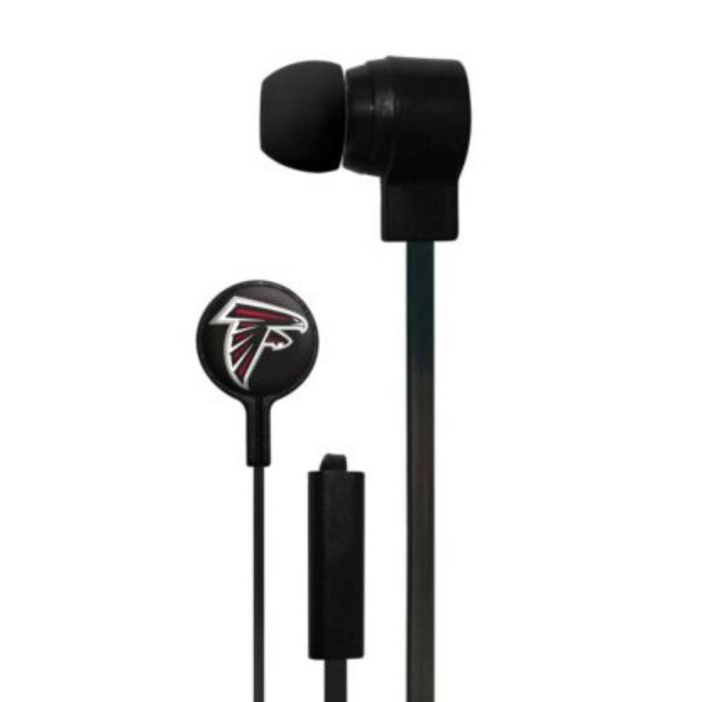 NFL ファルコンズ Stereo Earbuds with Microphone マイク イヤフォン Mizco