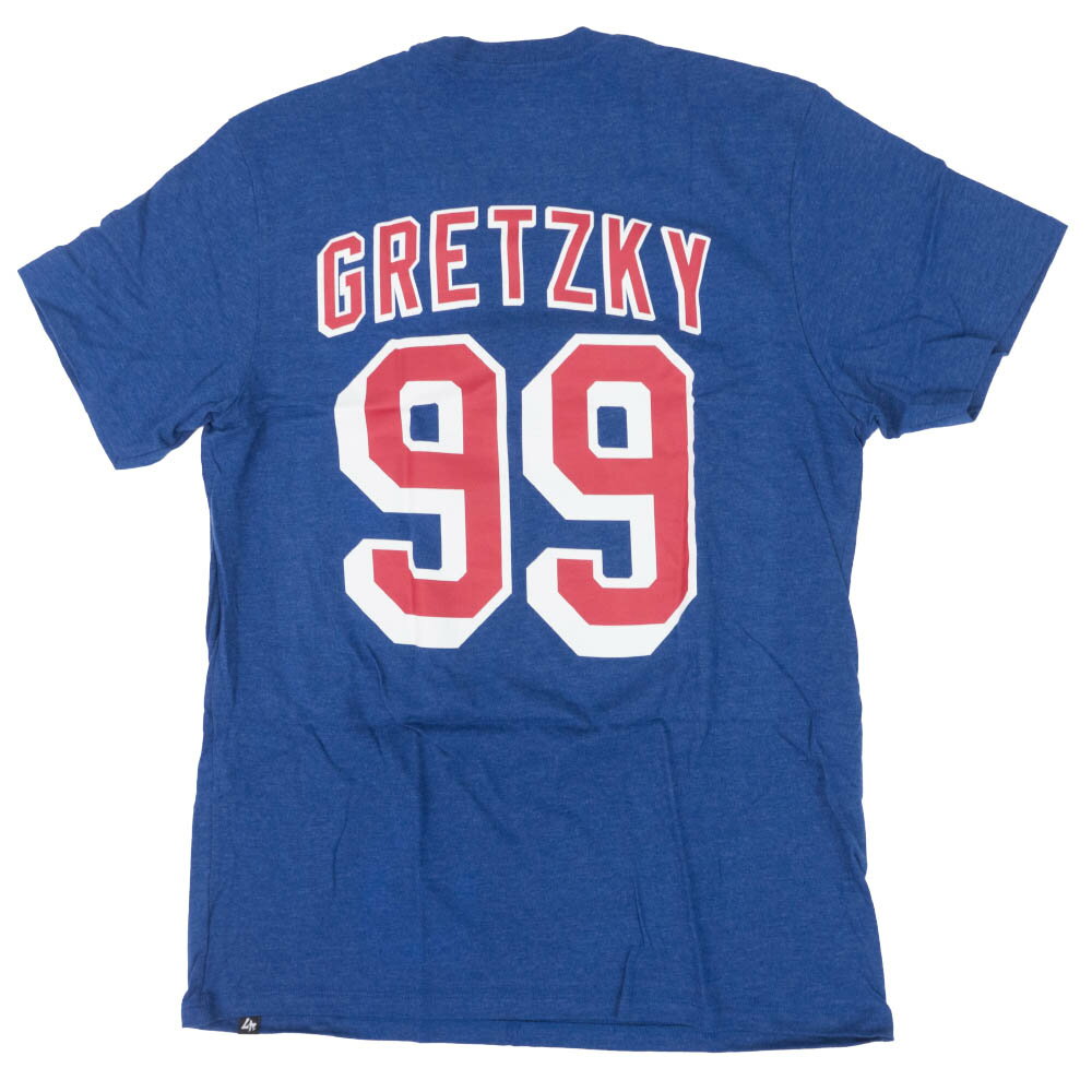 NHL ウェイン・グレツキー レンジャース Tシャツ Player MVP Club T-Shirt 47 Brand ロイヤル【OCSL】