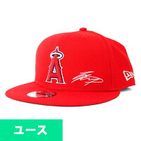 MLB 大谷翔平 ロサンゼルス・エンゼルス キャップ/帽子 YOUTH 9FIFTY OHTANI ニューエラ/New Era スカーレット - 
大谷翔平選手のサイン入りNEWERAユースサイズCAPが新入荷！
