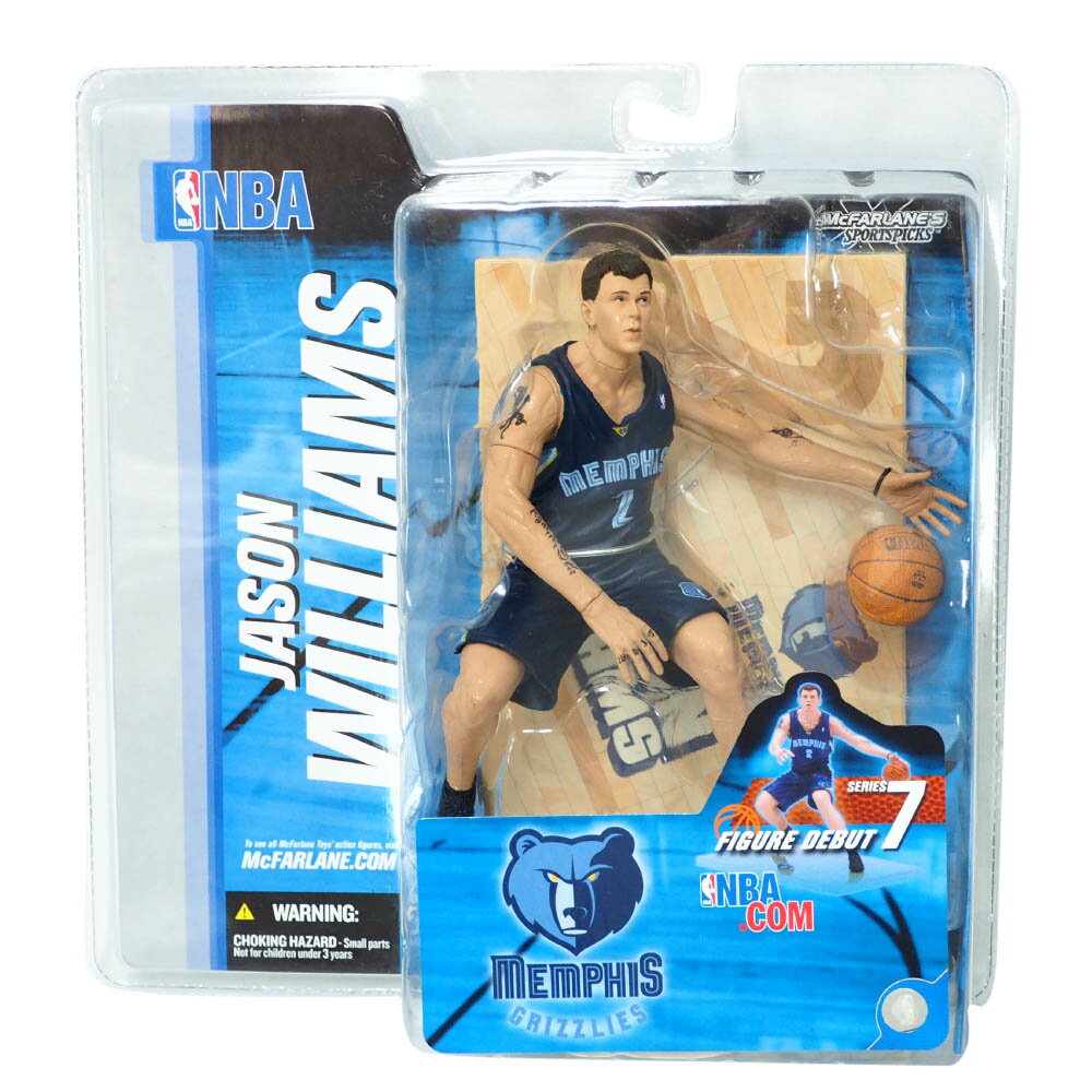 NBA ジェイソン・ウィリアムス メンフィス・グリズリーズ フィギュア シリーズ 7 フィギュア McFarlane