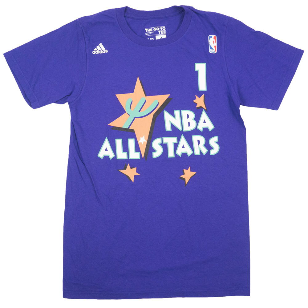 NBA アンファニー・ハーダウェイ オーランド・マジック Tシャツ All-Star 1995 Name Number T-Shirt アディダス/Adidas パープル