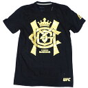 UFC コナー マクレガー Tシャツ CMG Monogram Foil Performance T-Shirt リーボック/Reebok ブラック【OCSL】