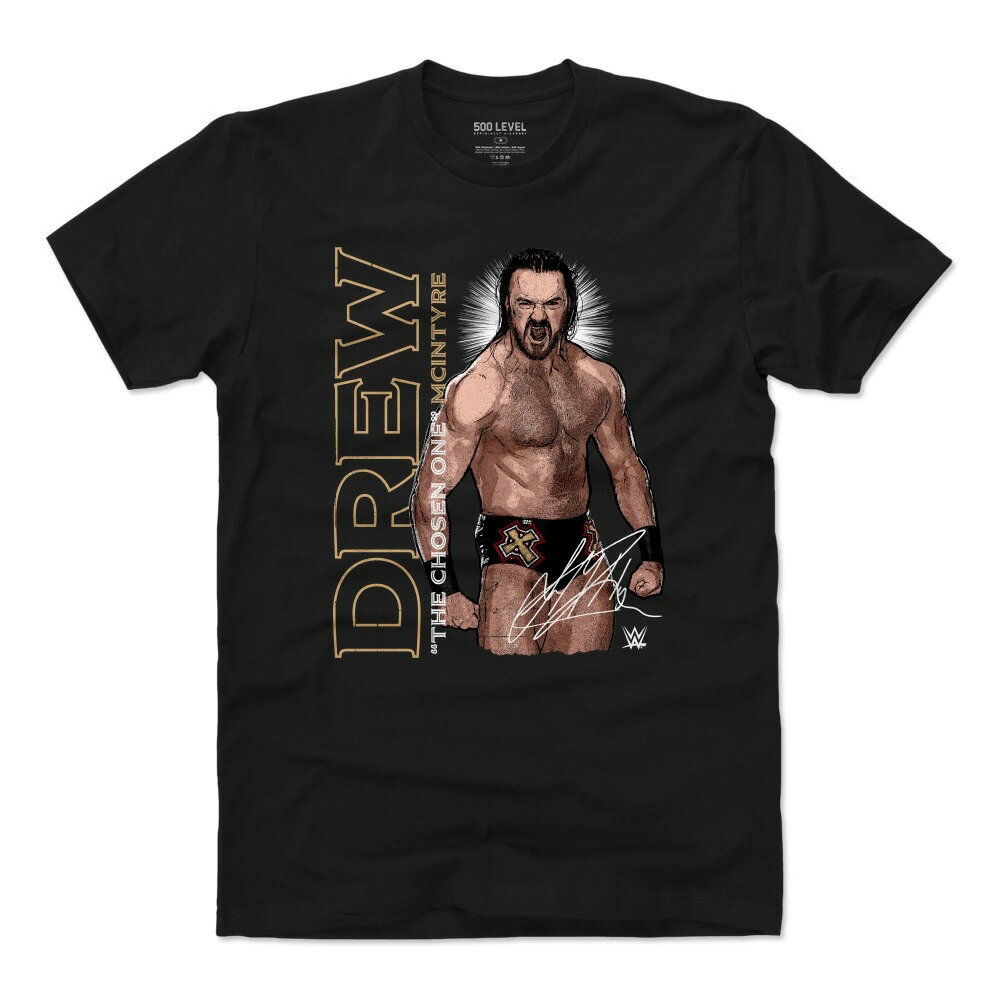 WWE ドリュー・ギャロウェイ Tシャツ Player Art Cotton T-Shirt 500Level ブラック【OCSL】