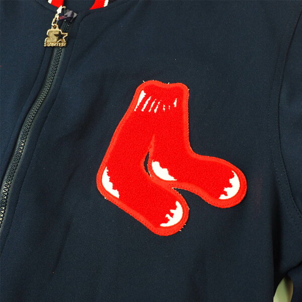 MLB ボストン・レッドソックス ジャケット/アウター Diamond Collection Full-Zip Jacket STARTER ネイビー