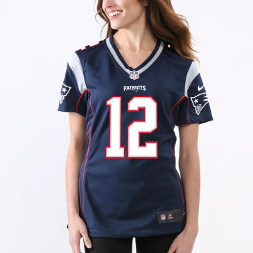 NFL トム・ブレイディ ペイトリオッツ ユニフォーム/ジャージ レディース Game Jersey ナイキ/Nike ネイビーブルー