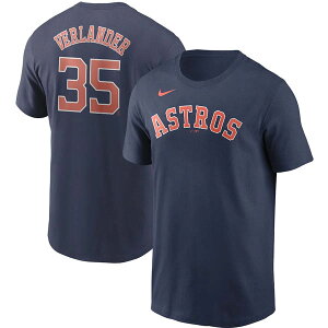 MLB ジャスティン・バーランダー ヒューストン・アストロズ Tシャツ ネーム＆ナンバー ナイキ/Nike ネイビー【OCSL】